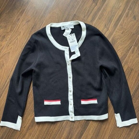 Zara XL pearl button cardigan - Picture 3 of 9